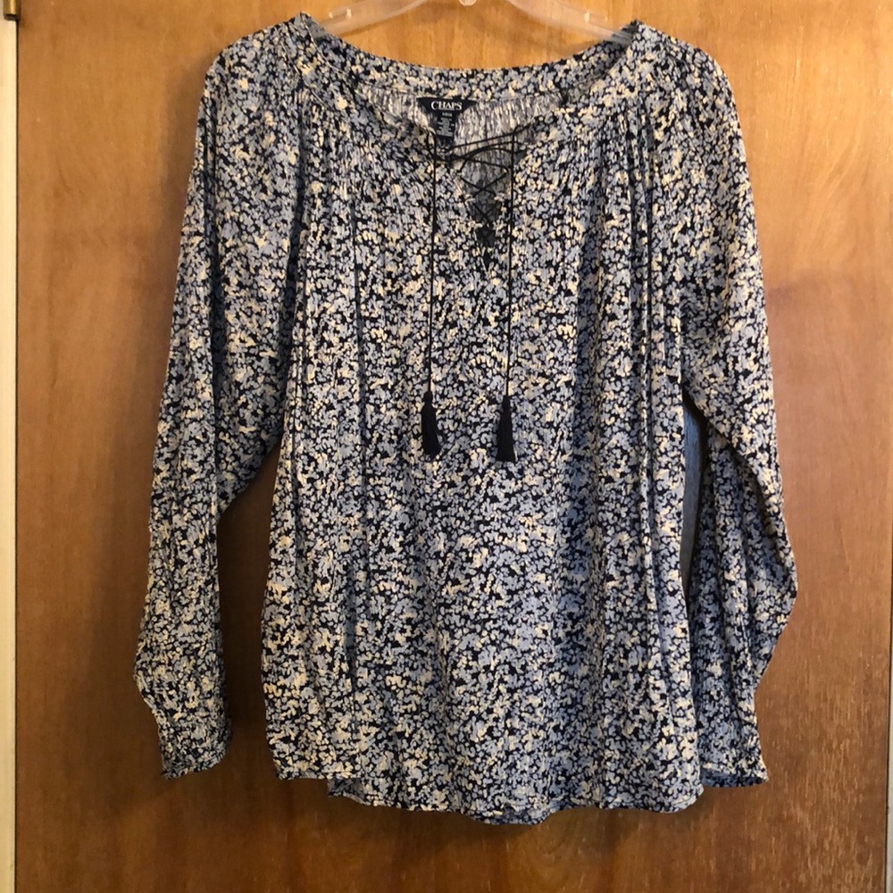 Chaps Floral Long-Sleeve Shirt